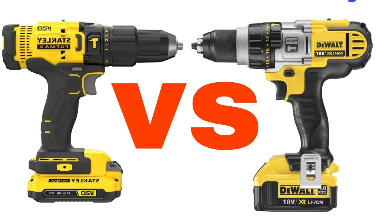 Dewault vs Stanley Cordless Drill Machine.