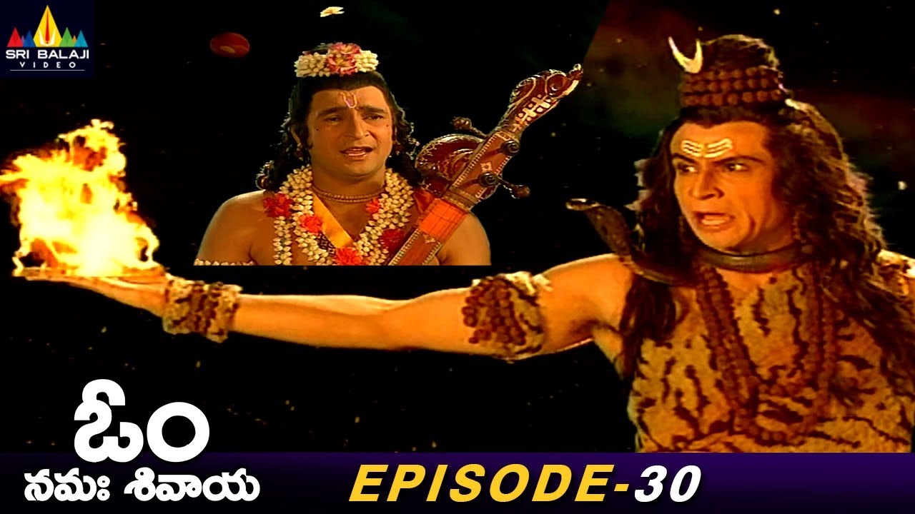 నారదుని పై కోపం తో విరుచుకుపడ్డ సదా శివుడు | Episode 30 | Om Namah Shivaya Telugu Serial