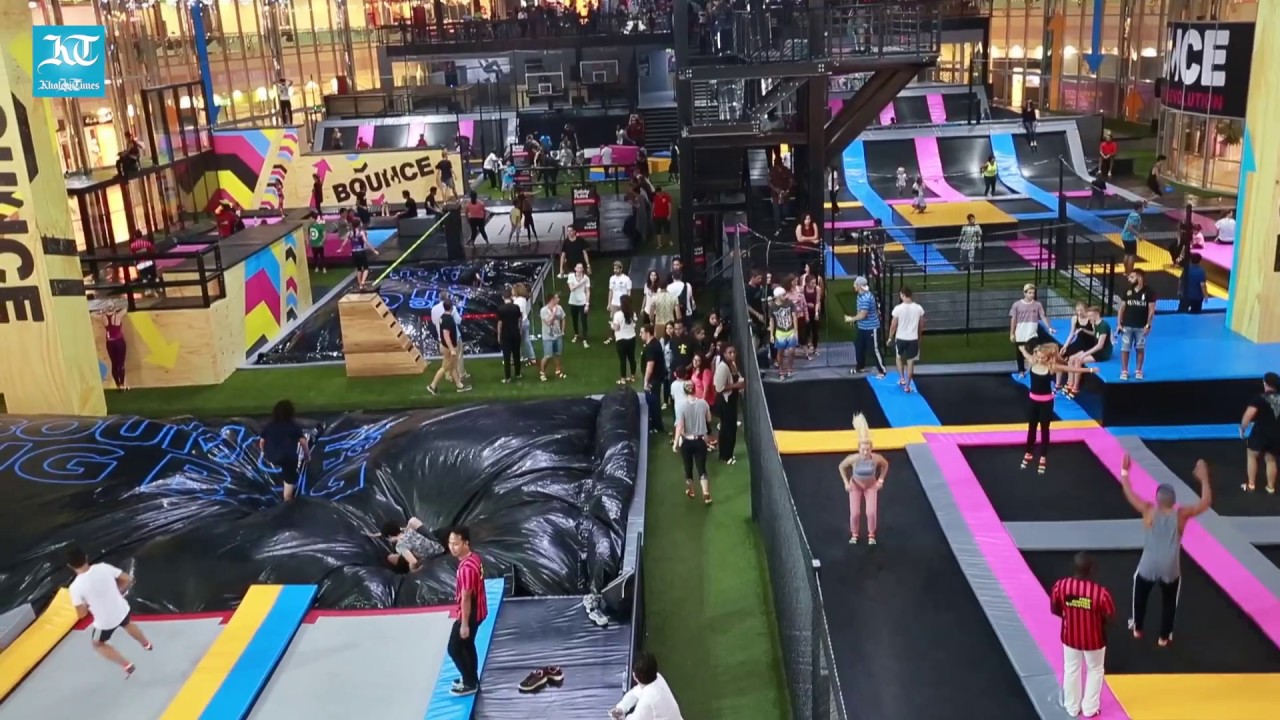 Bounce free-jumping revolution in Abu Dhabi
