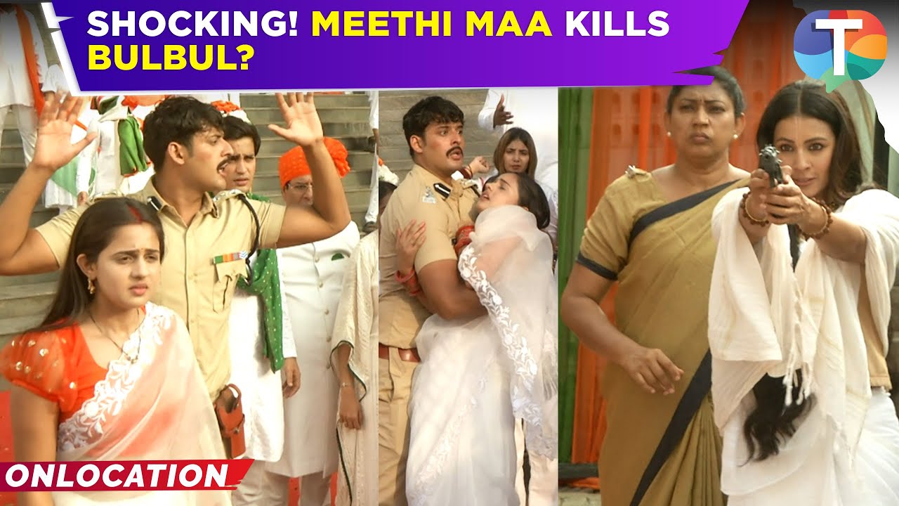 Mera Balam Thanedaar update: Bulbul SAVES Veer & takes the bullet fired by Meethi Maa!