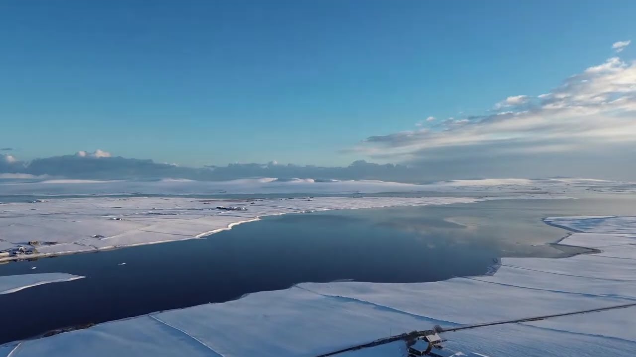 Snow on the Island of Orkney