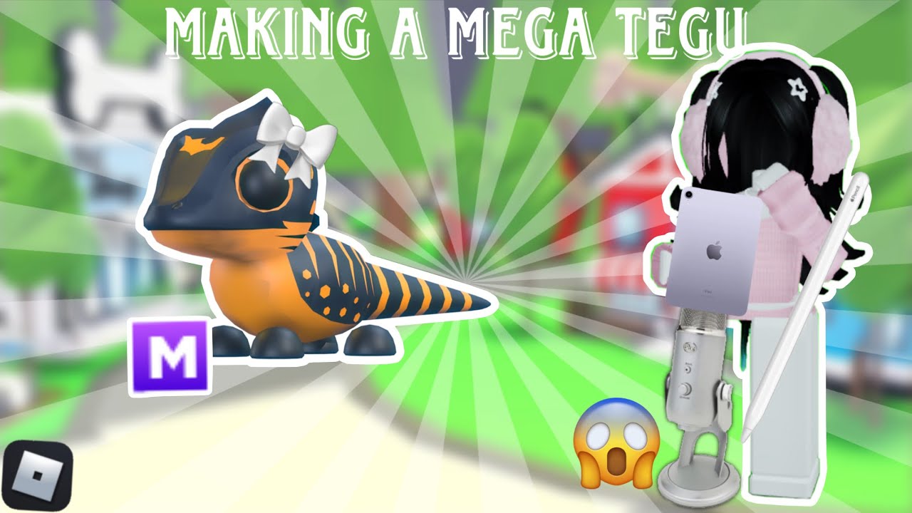ADOPT ME EP 1 MAKING A MEGA TEGUU 🫶🏼💗