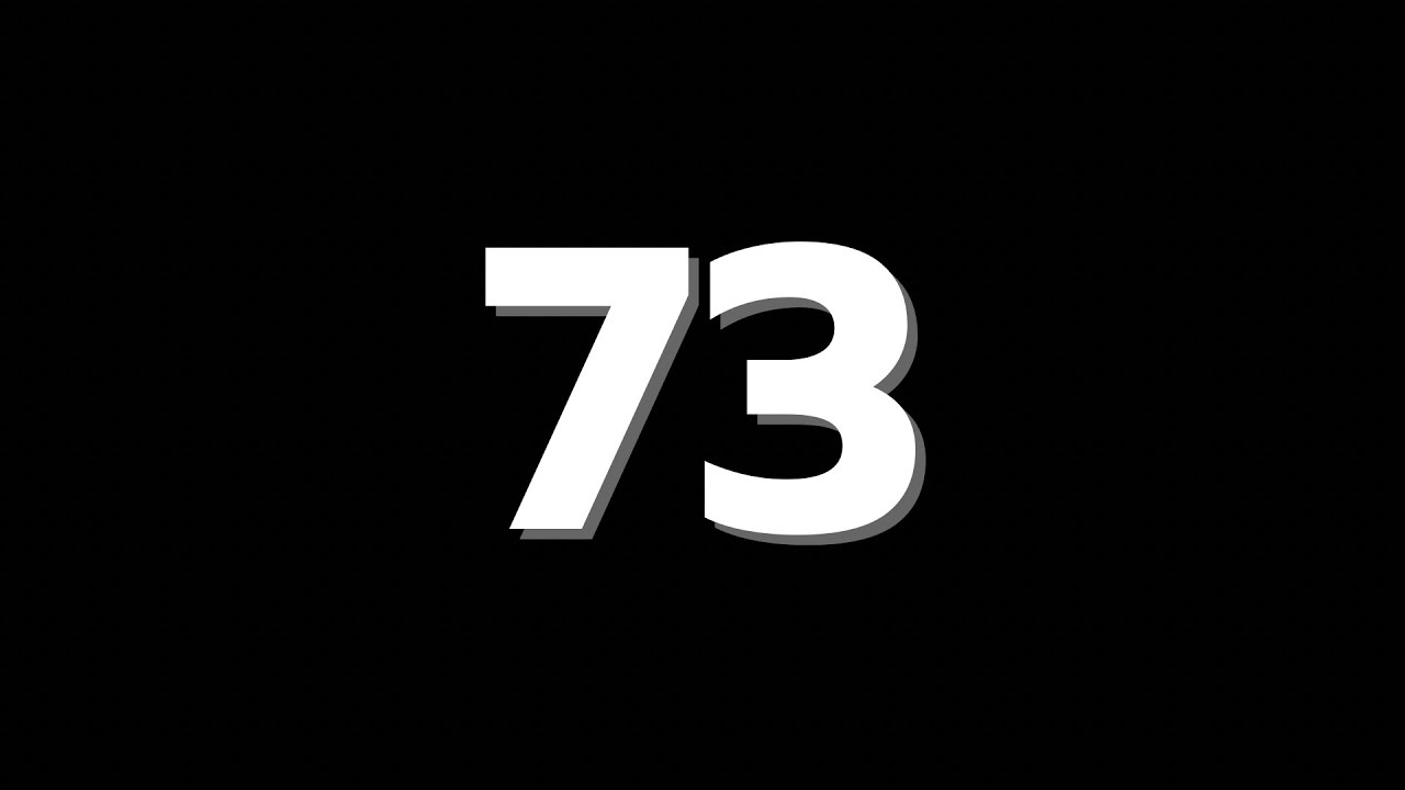 73 Second Countdown Timer With Sound Effect