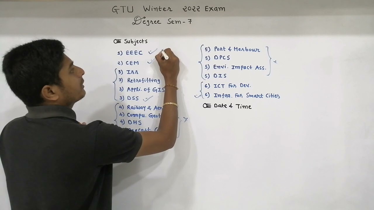Degree 7th Sem | New Batch | Admission Open | GTU Winter 2022