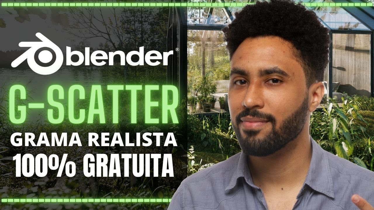 😲Addon de Grama GRATUITA? | G-Scatter Blender Addon