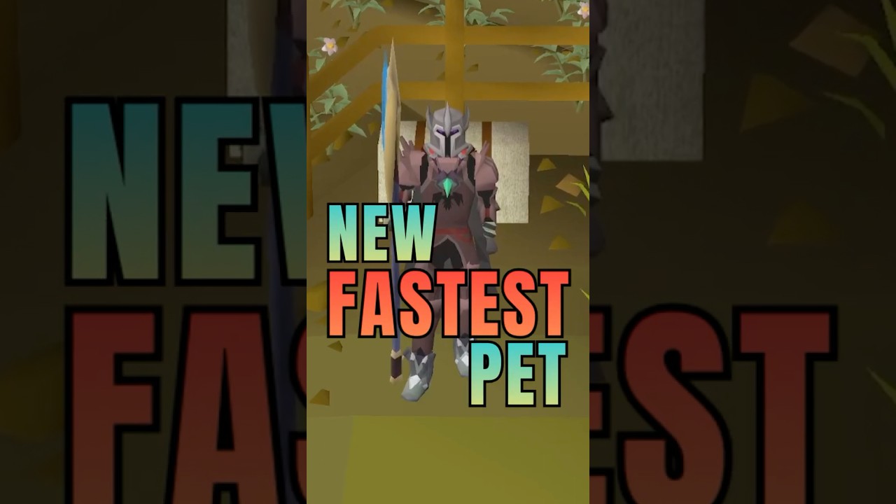 NOWY NAJSZYBSZY ZWIERZAK w OSRS? #runescape #osrs #oldschoolrunescape