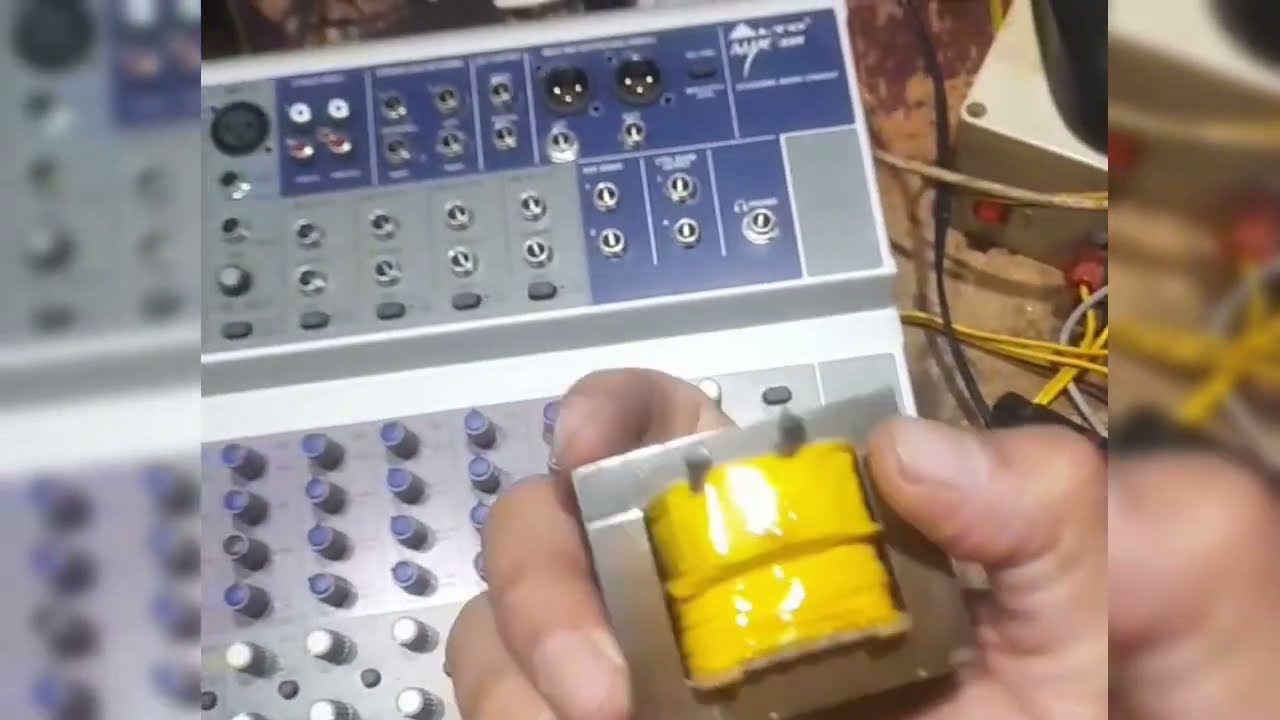 Sửa mixer Alto chập nguồn 