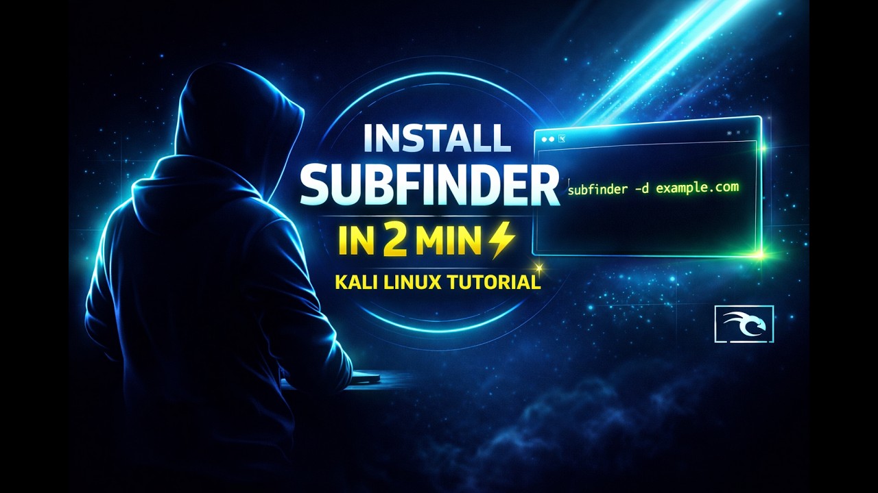 Install Subfinder in 2 Minutes ⚡ | Bug Bounty Tools | Kali Linux Tutorial