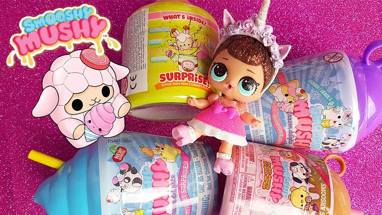 Apriamo gli SMOOSHY MUSHY 🐼con le LOL Surprise! [Unboxing Squishy]