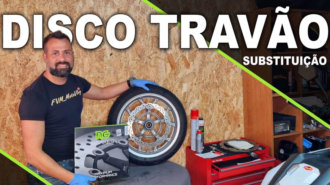 Como substituir disco travão da mota | NC 750X