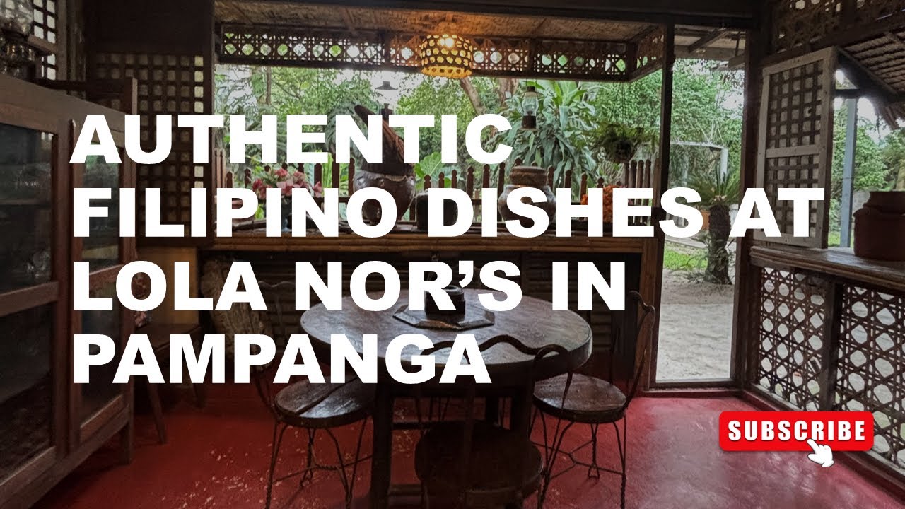 Where to Eat: Dinuguan, Fried Frog & More Filipino Delicacies at My Lola Nor's Meryendahan, Pampanga