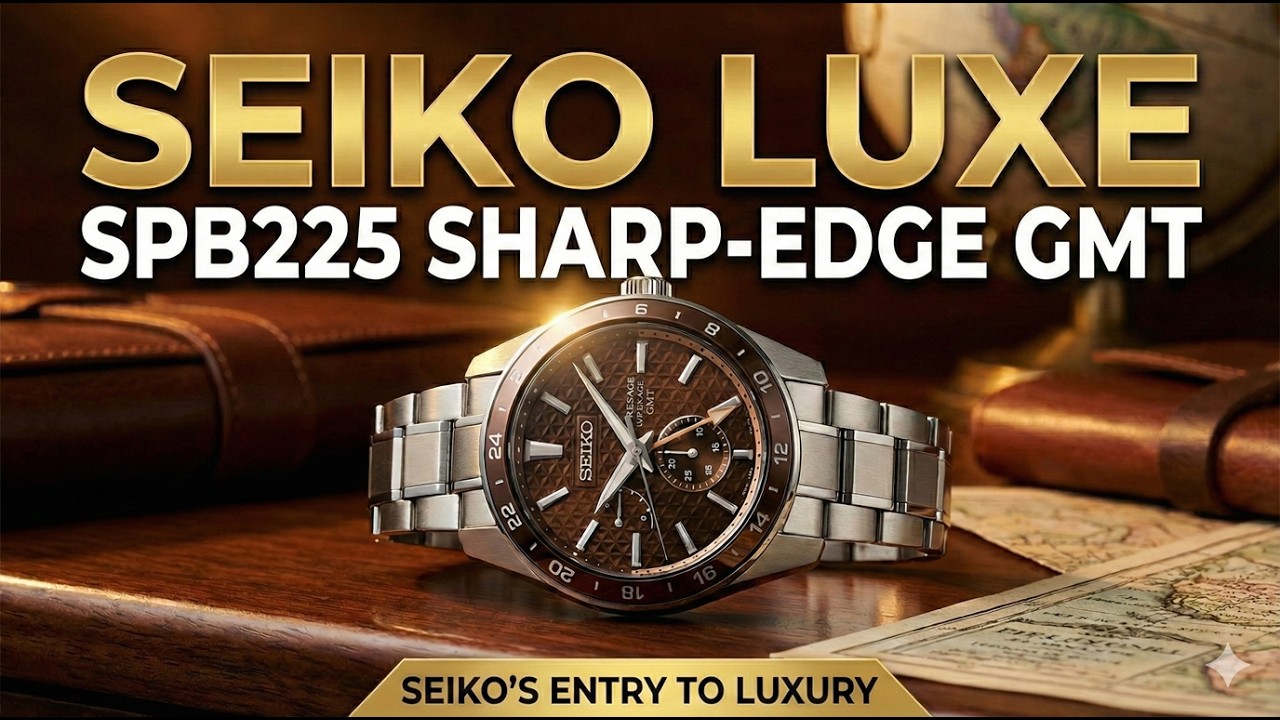Seiko Luxe Sharp-Edge GMT - WOW!