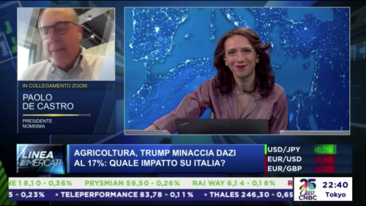 Paolo De Castro - presidente Nomisma - Intervista a CNBC Class