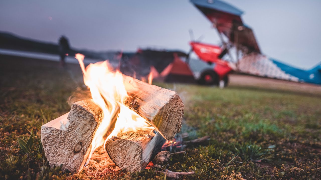 Bush plane fishing and camping