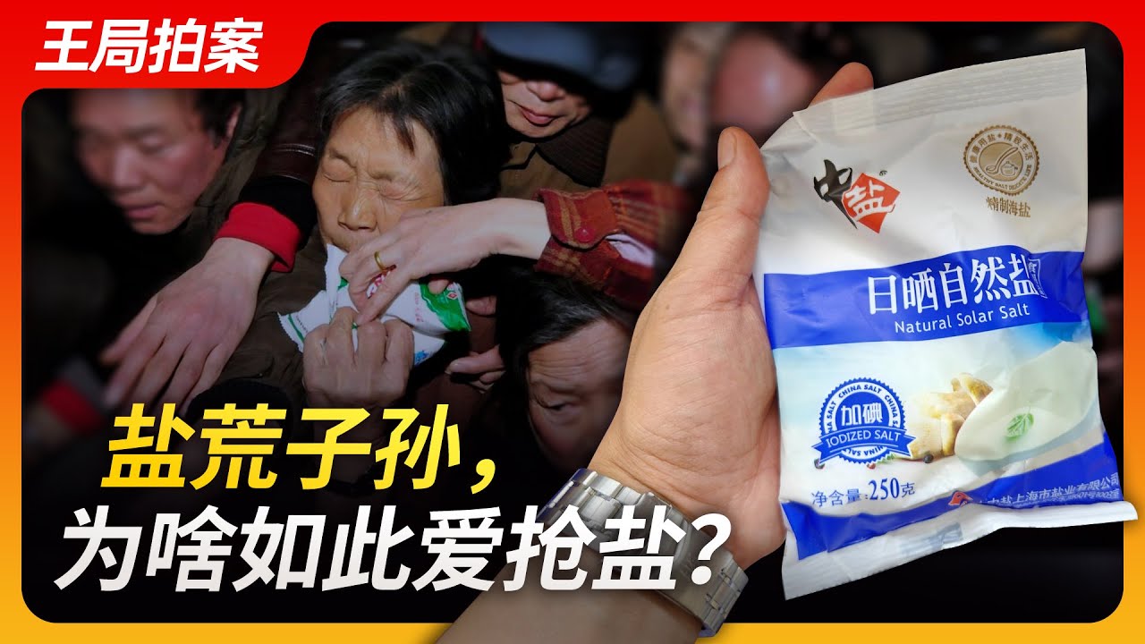 盐荒子孙，为啥如此爱抢盐？｜福岛｜核废水｜核污染｜抢盐｜小日本｜汪文斌｜国际原子能委员会｜ALPS处理水｜苏联｜俄罗斯｜切尔诺贝利｜核排放｜王局拍案20230828