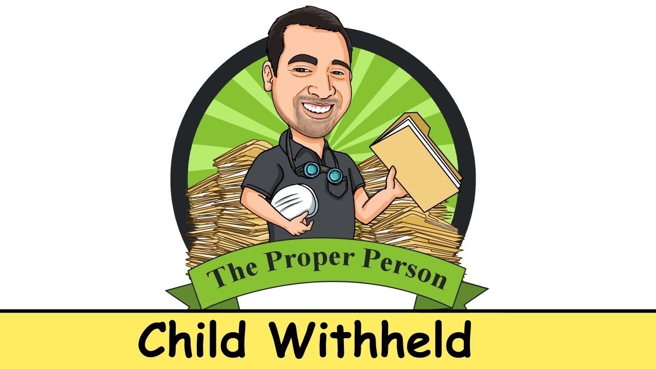 High Conflict Child Custody: Child Withheld