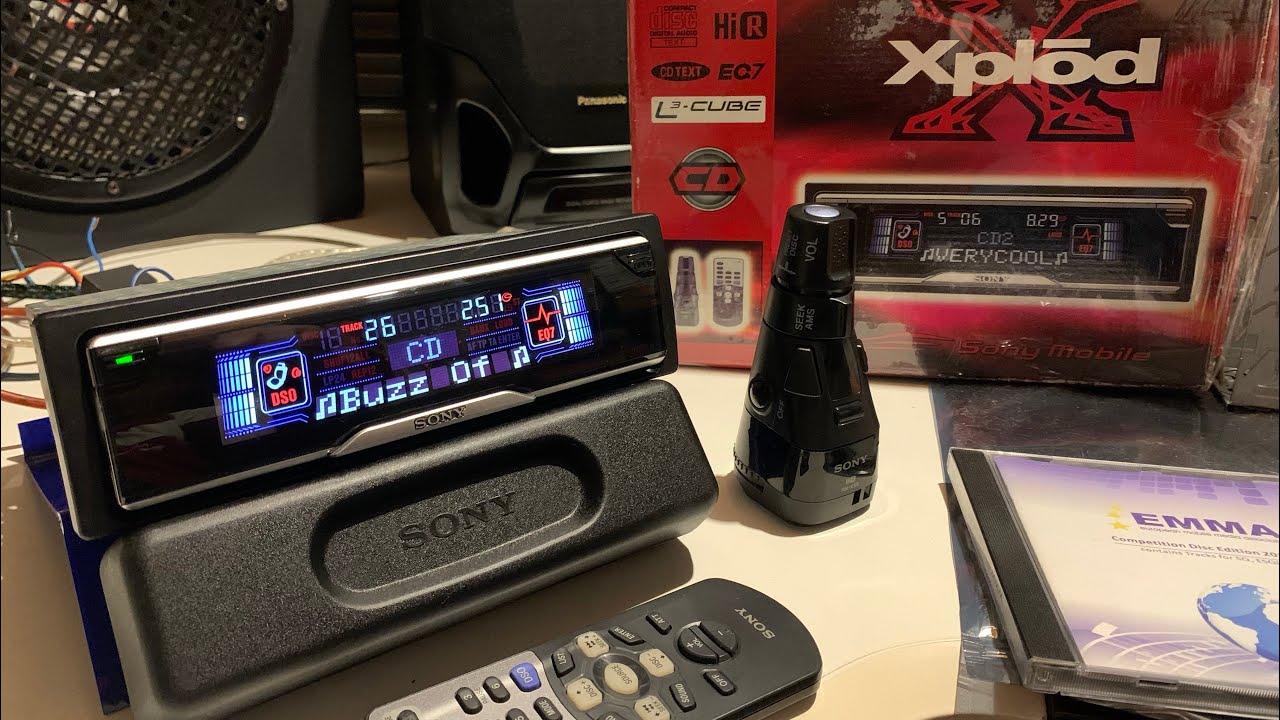 CD Player Sony Xplod CDX-CA850X Novo (2003) “Black Face”