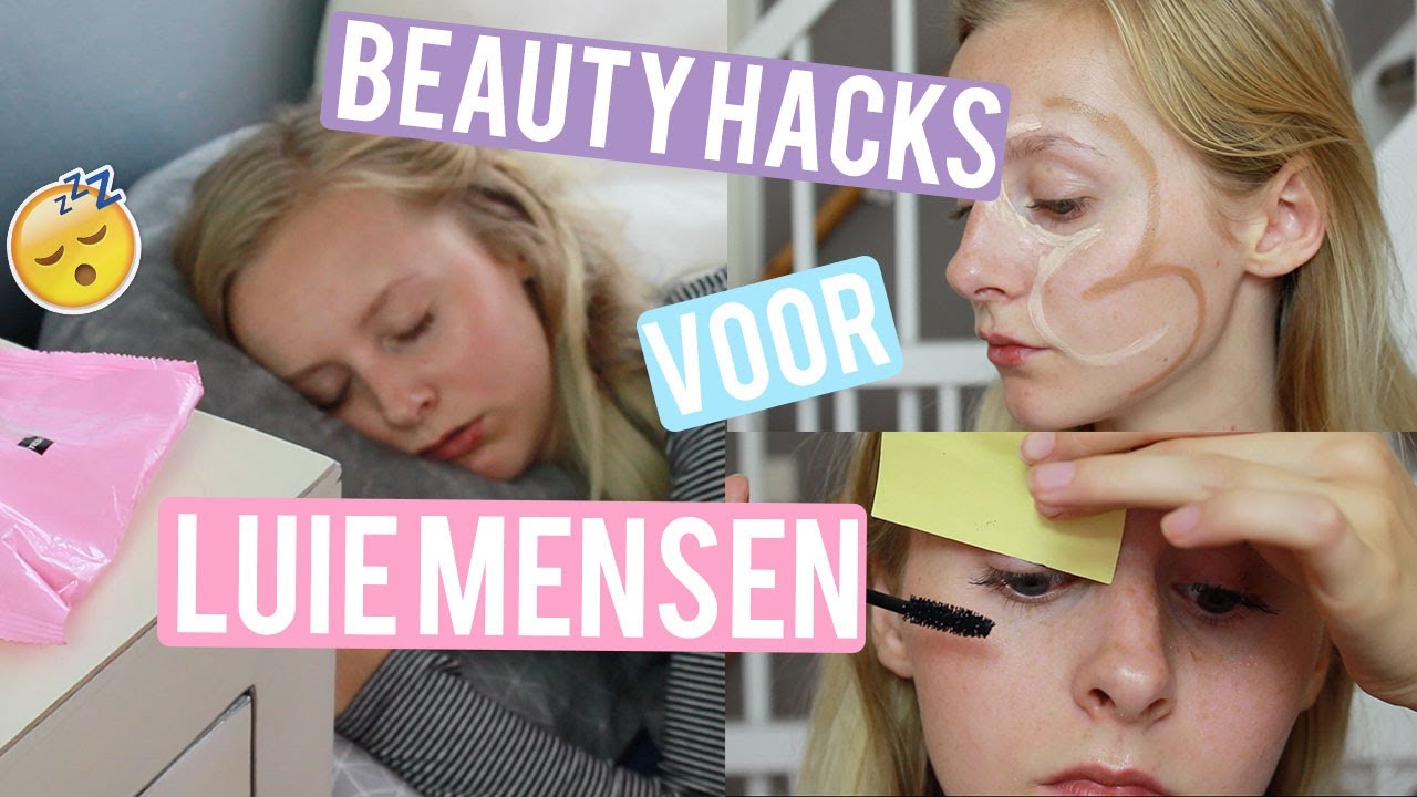 8 LAZY BEAUTY HACKS DIE ECHT WERKEN! | LENETTE HERMSEN