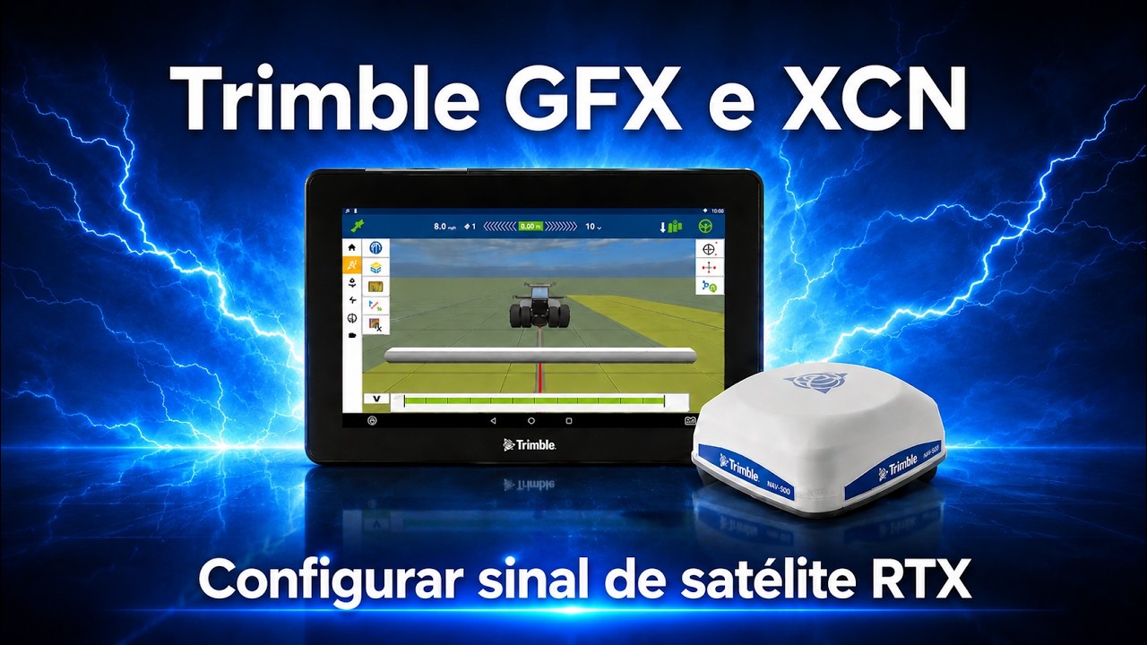 Mudando para sinal corrigido - Trimble XCN1060