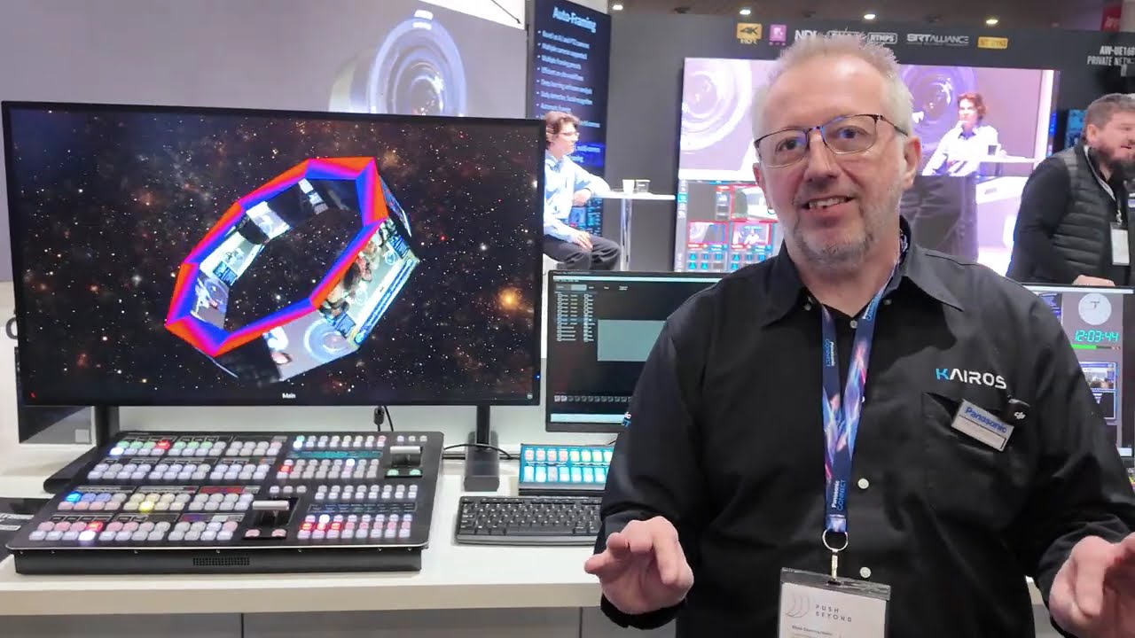 Panasonic KAIROS Demo @ ISE 2026 – IT/IP-Centric Video Production Platform