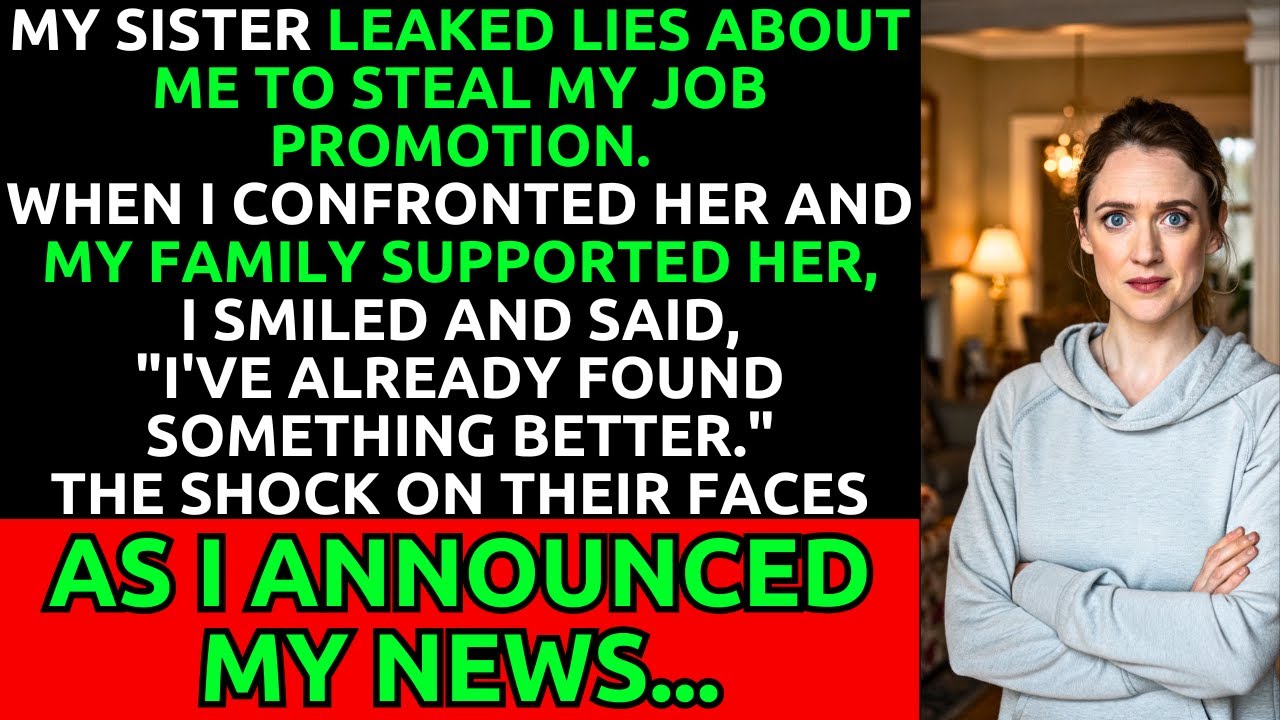 My Sister Leaked Lies to Steal My Promotion, but I Had a Better Surprise Waiting