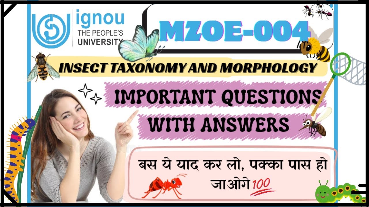 😲IGNOU MSC ZOOLOGY  || MZOE-004 || IMPORTANT QUESTIONS WITH  ANSWER #msczoology #viral #subscribe 