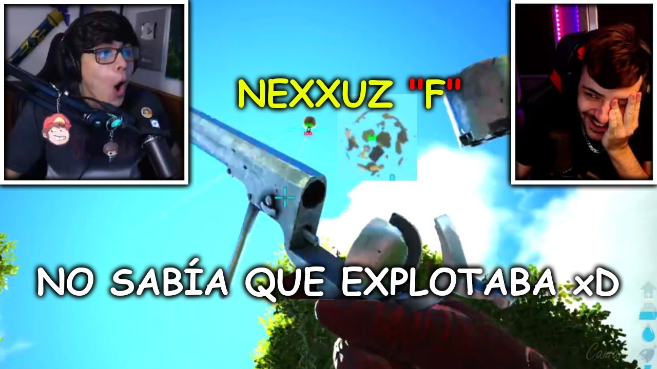 ALDO GEO derriba el globo de NEXXUZ en pleno vuelo (Dos camaras) 😆 Momento gracioso 🦖 ARKADIA 2