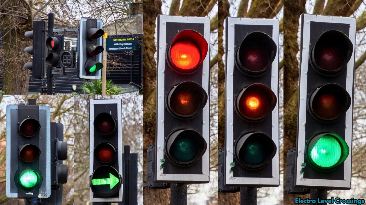Rare Traffic Lights in London - Mellors and No U-Turn!