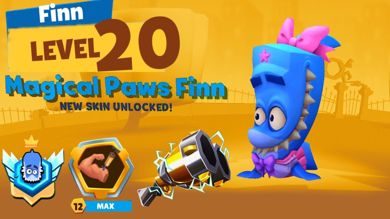 Solo Finn Maxed Level 20 Muscles Zooba Gameplay | Going for rank 1 Finn