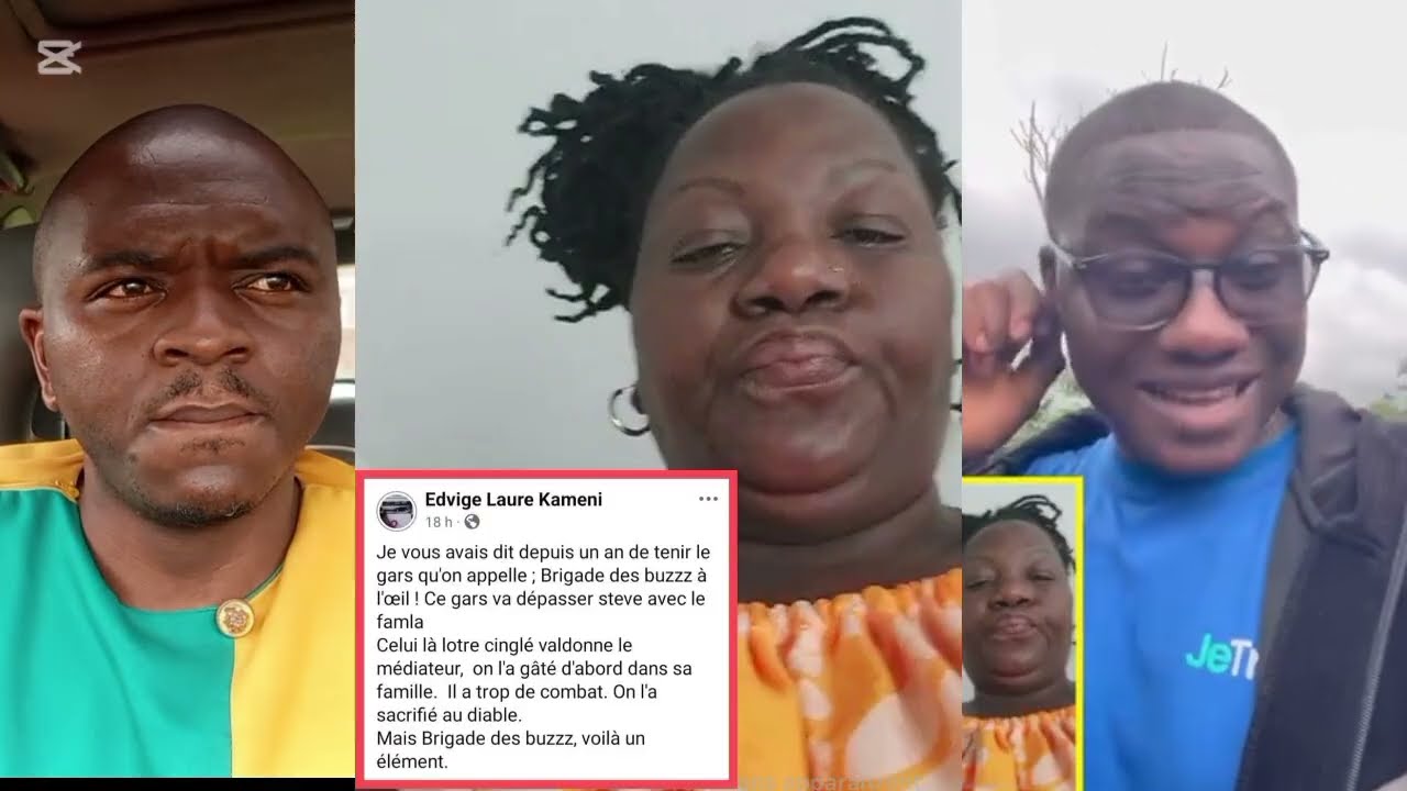 LAURE KAMENI atterri sur l'influenceur BRIGADE DE BUZZ🤣🤣 la peur alors hein🤣🤣🤣👇👇