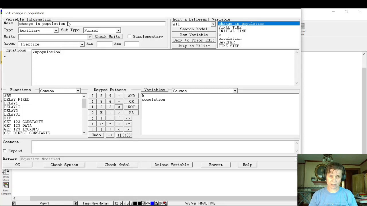 Introduction to VenSim PLE, Part 2