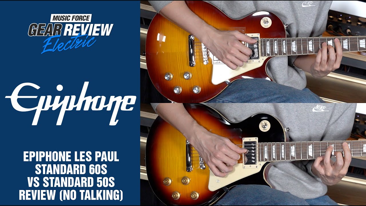 Epiphone Les Paul Standard 60s VS Standard 50s Review (No Talking)