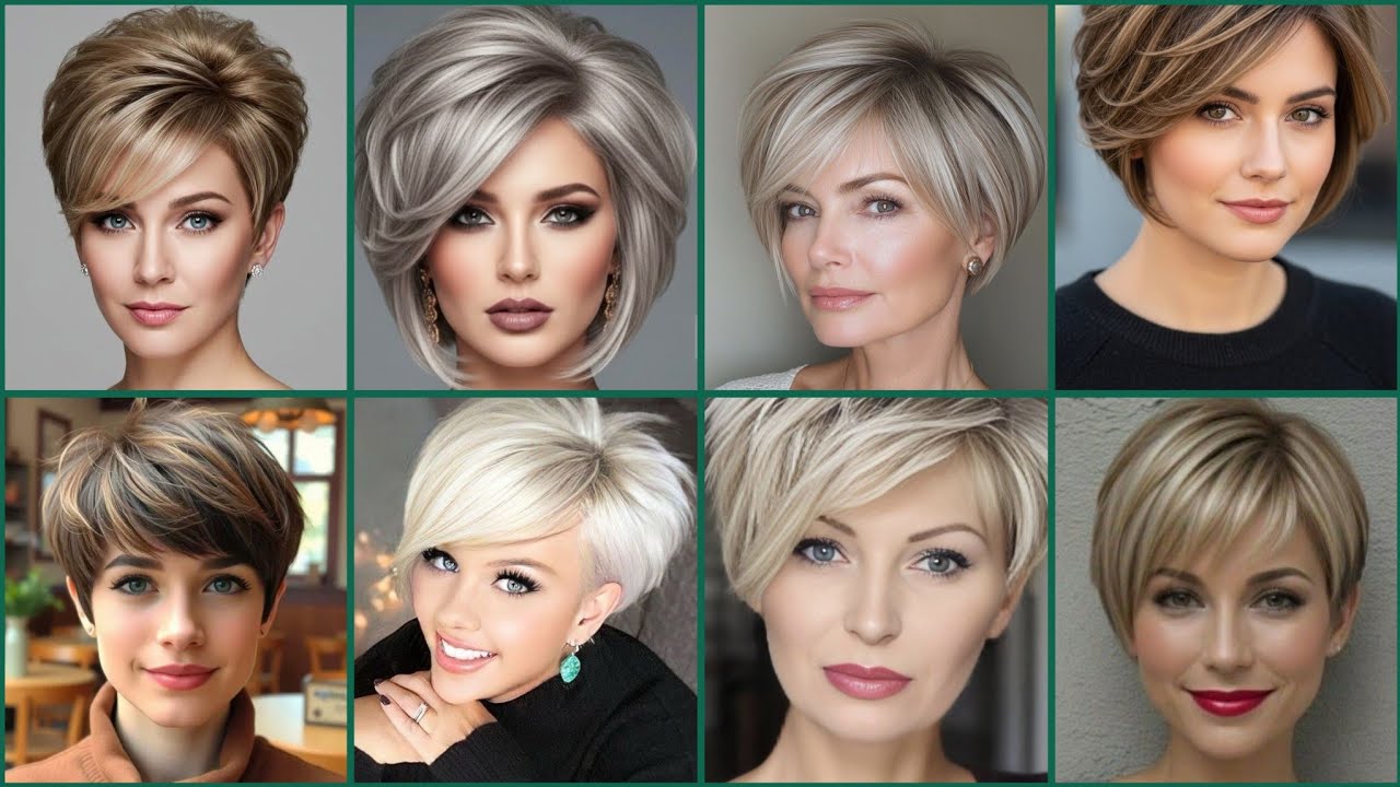 stylish and modern pixie Bob short layer haircut ideas