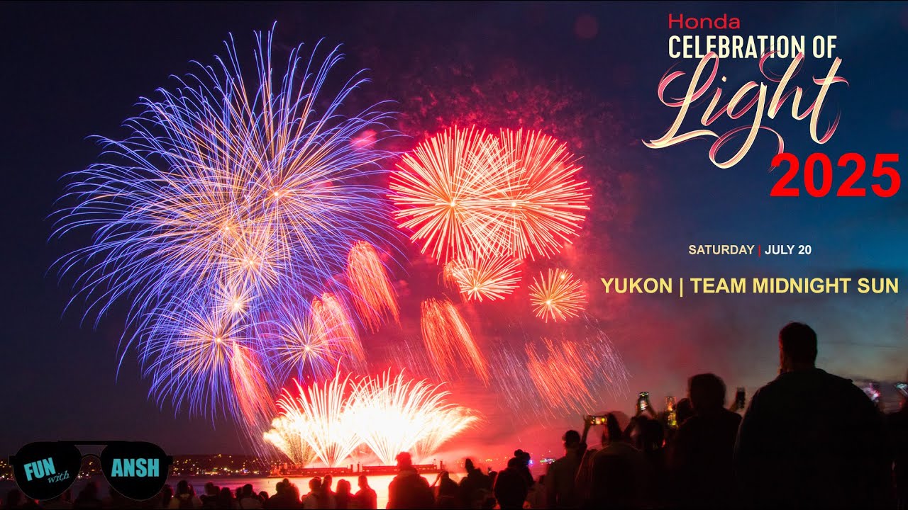 Full Show of Honda Celebration of Light 2025 by YUKON |Team Midnight Sun | SATURDAY JULY 19
