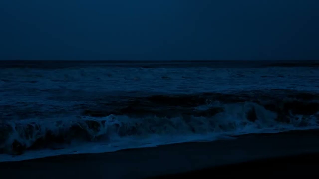 Goodbye Stress To Deep Sleep Instantly   Gentle Ocean at Night for Deep Sleep in Less than 3 Minutes