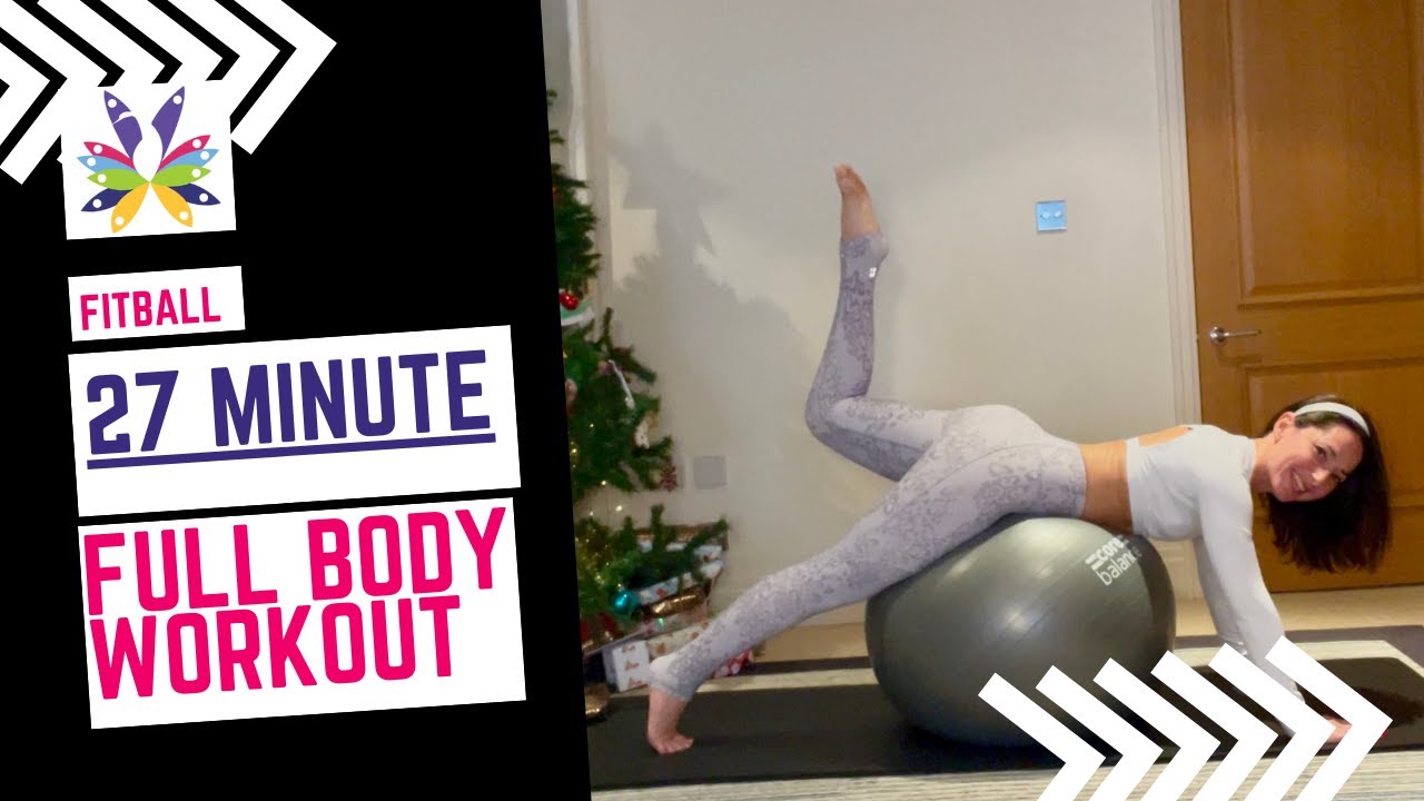 Express FitBall Pilates Full Body Workout (27 mins) #pilates #fitball #fullbodyworkout