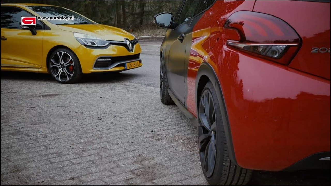 Peugeot 208 GTi by Peugeot Sport vs Renault Clio RS Trophy