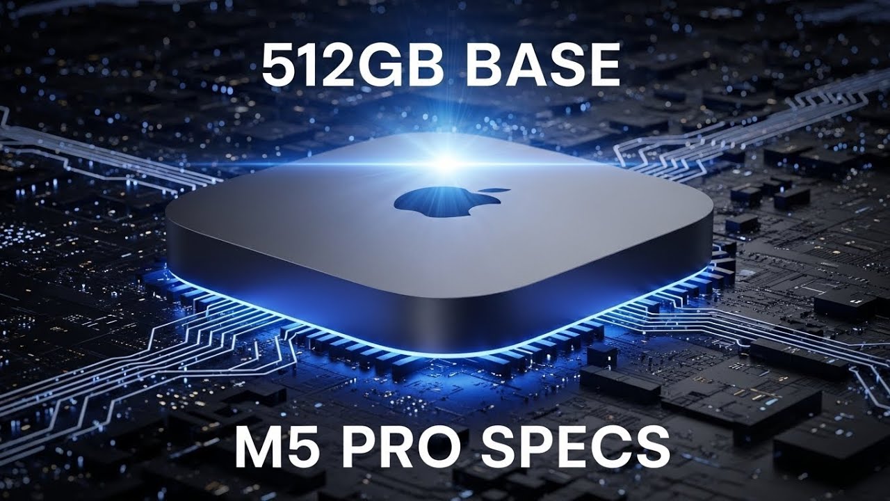 Apple Mac Mini M5 LEAK: 512GB Base Storage + M5 Pro SPEC DETAILS!