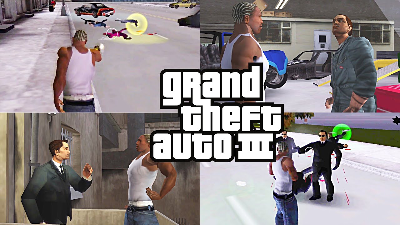 GTA 3 on Vice City Engine Playing with Cj Mod Showcase Gameplay *MUST WATCH*