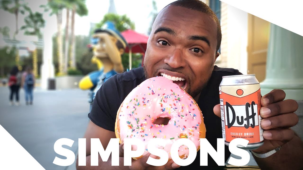 COMI A COMIDA DO SIMPSONS EM HOLLYWOOD NOS ESTADOS UNIDOS |TIAGO FONSECA