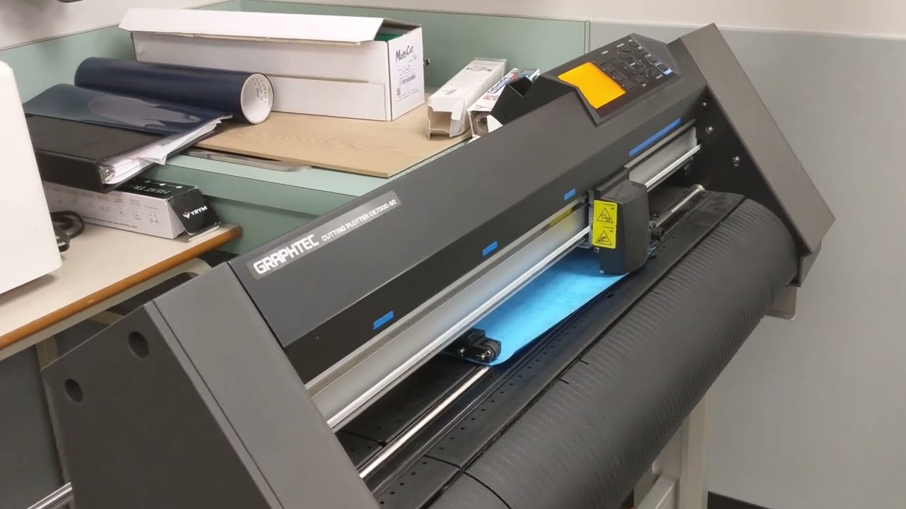 How to Create and Cut a Heat Transfer Vinyl T-Shirt Design with a Graphtec CE-7000