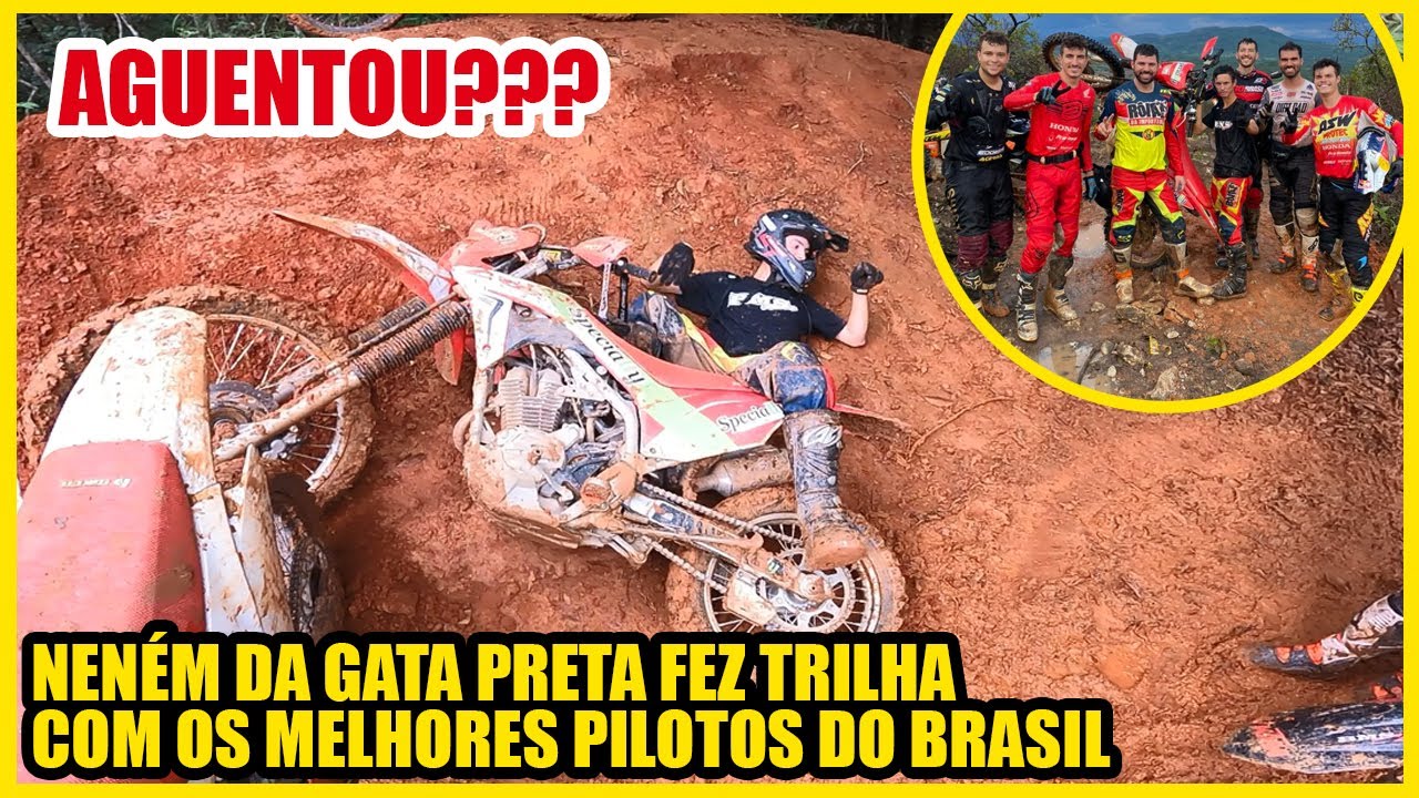 NENEM DA GATA PRETA NA TRILHA COM OS MELHORES PILOTOS DO BRASIL 🇧🇷