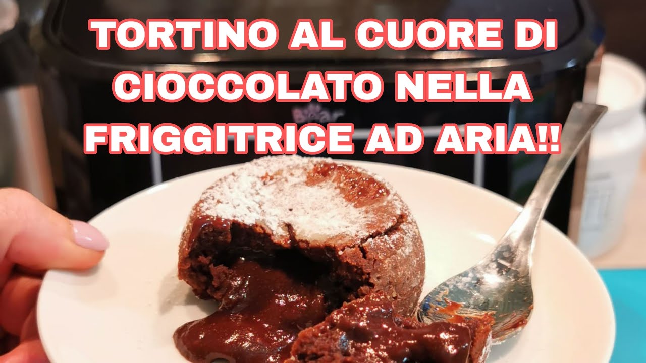 Friggitrice ad aria - Cuore di Cioccolato! 7 Minuti - Ricetta facile