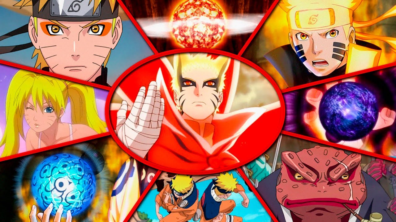 ALL POWERS OF NARUTO UZUMAKI | 39 JUTSUS