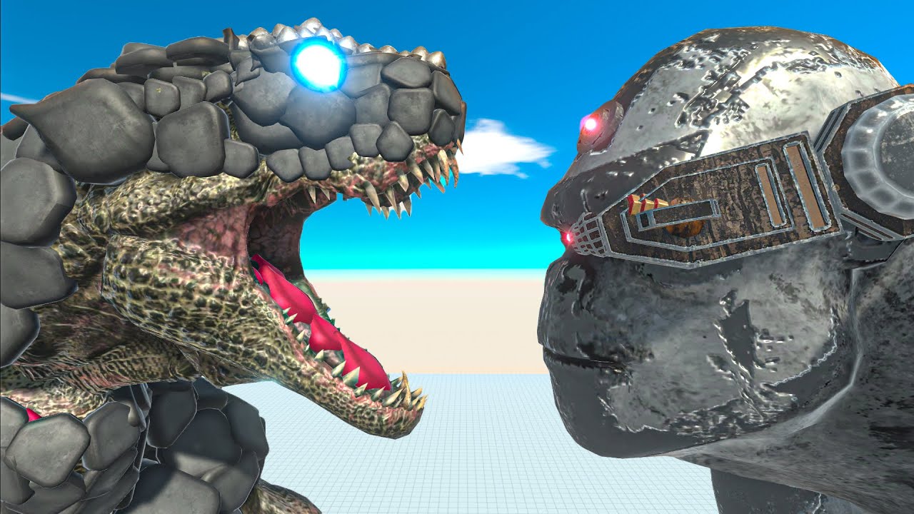CyborgKong Fights in Golden Gate - Animal Revolt Battle Simulator