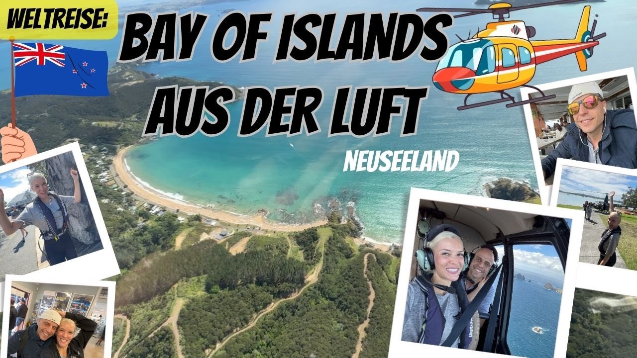 Bay Of Islands in NEUSEELAND aus der Luft  🚁