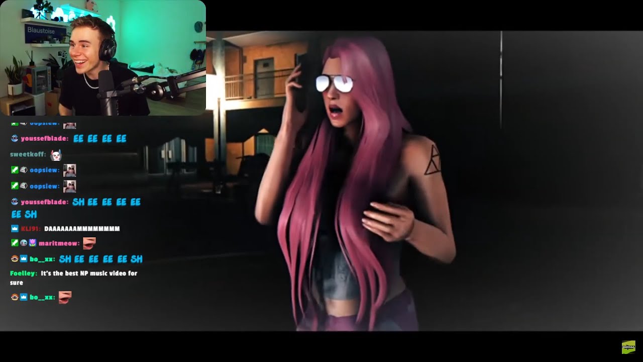Blau's Reaction to Zerkaa's New Song 