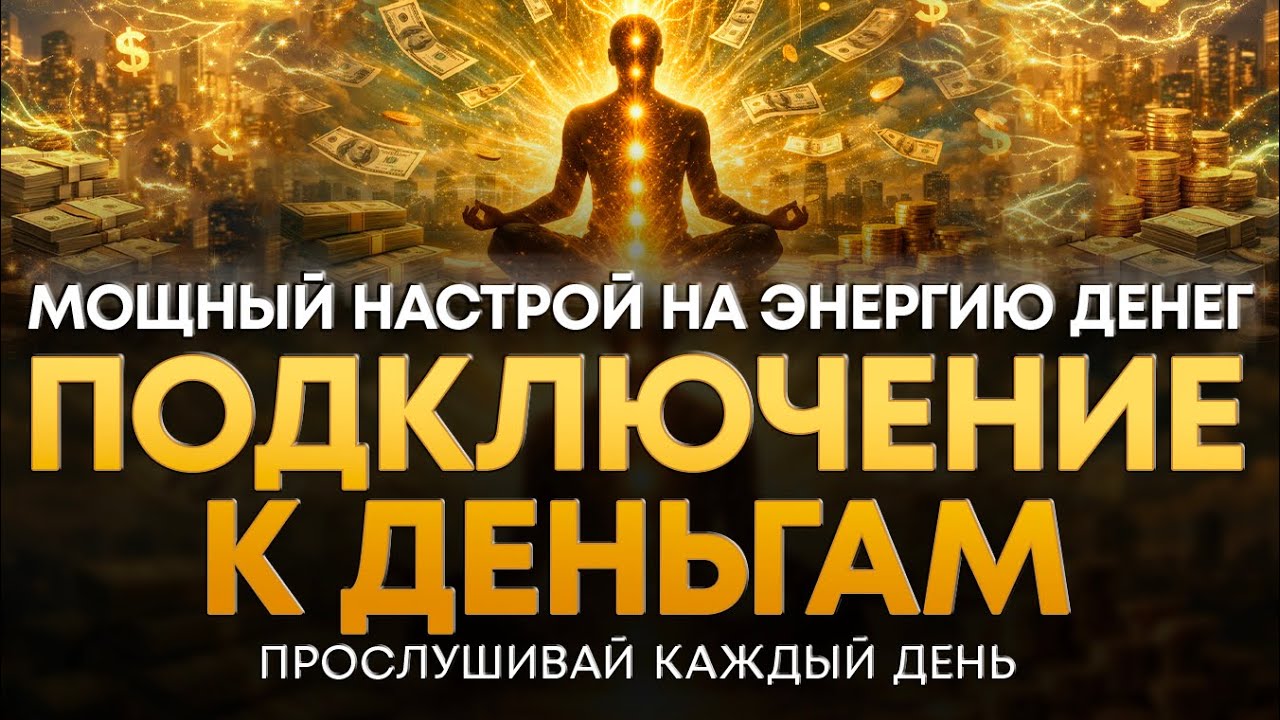 НАСТРОЙ НА ДЕНЬГИ! МОЩНЫЙ ЭНЕРГЕТИЧЕСКИЙ ПОТОК ДЛЯ ПРИВЛЕЧЕНИЯ ДЕНЕГ В СВОЮ ЖИЗНЬ ЗА 18 МИНУТ