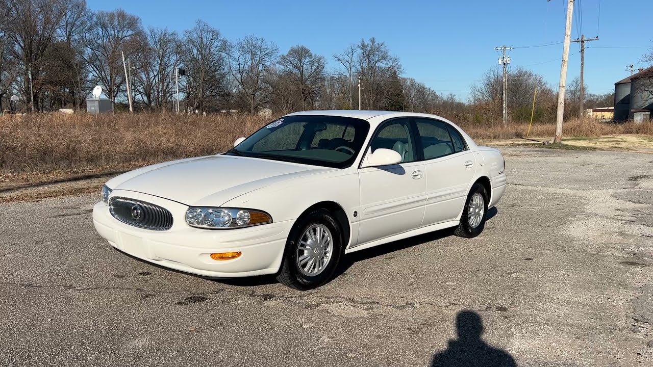 2002 Buick LeSabre Custom White Tan Leather One Owner For Sale