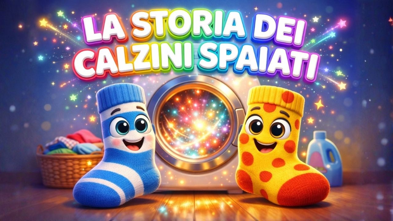 La storia dei CALZINI SPAIATI - Storia illustrata per bambini sull'amicizia e la diversità
